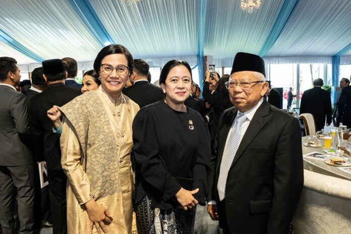 Puan Maharani - Sri Mulyani Indrawati - Maruf Amin