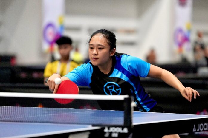 Seleksi Nasional (Seleknas) Tenis Meja Piala Menpora 2025 yang digelar di GBK Arena (28/5) semakin memanas. Memasuki babak 16 besar, persaingan antar atlet semakin ketat. Para peserta menunjukkan performa terbaik demi bisa lolos ke SEA Games 2025 Thailand. [astakom / Kemenpora]