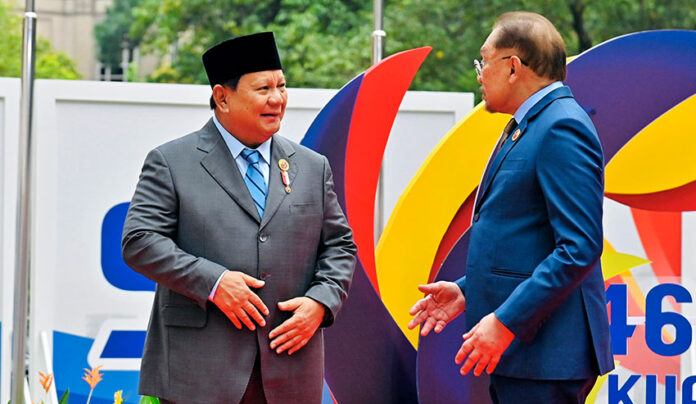 Presiden Prabowo Subianto menghadiri KTT ASEAN ke-46 di Kuala Lumpur Convention Centre (KLCC), Malaysia, Senin (26/5). [Tim Media Presiden]