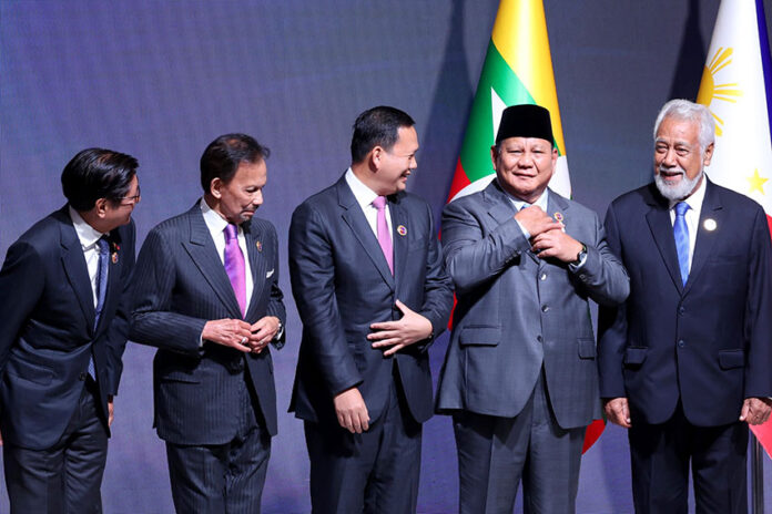 Presiden Prabowo Subianto menghadiri KTT ASEAN ke-46 di Kuala Lumpur Convention Centre (KLCC), Malaysia, Senin (26/5). [Tim Media Presiden]