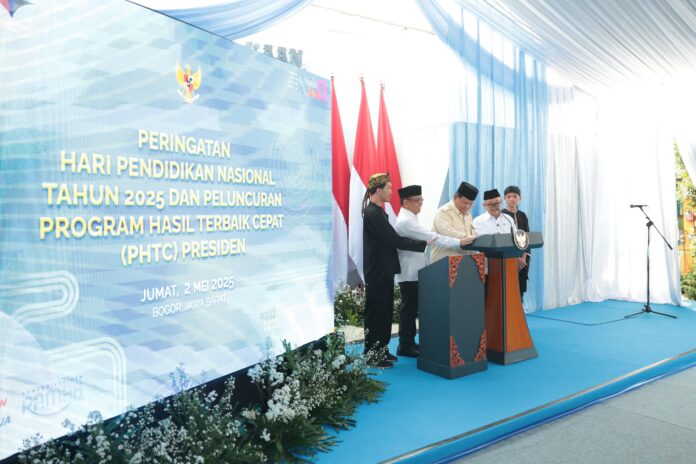 Peringatan Hari Pendidikan Nasional & Peluncuran PHTC Oleh Presiden Prabowo