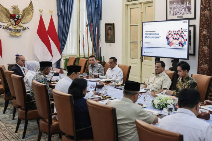 Presiden Prabowo Memimpin Ratas Sekolah Rakyat