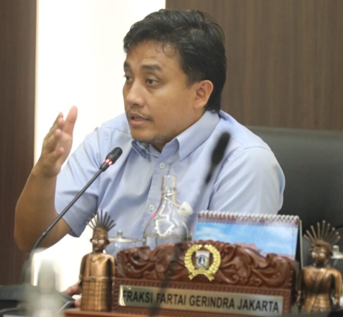 Ketua Fraksi Partai Gerindra DPRD DKI Jakarta Setyoko ST. [astakom]