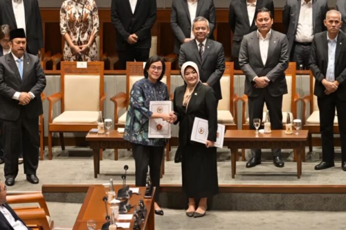 Sri Mulyani di DPR