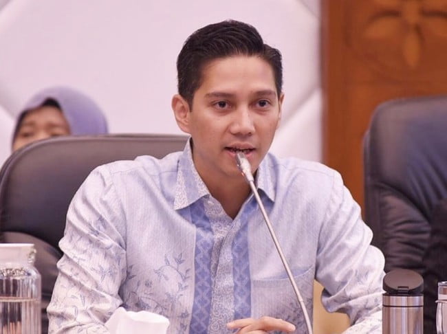 Ketua Fraksi Partai Gerindra DPR-RI Budisatrio Djiwandono. [astakom]
