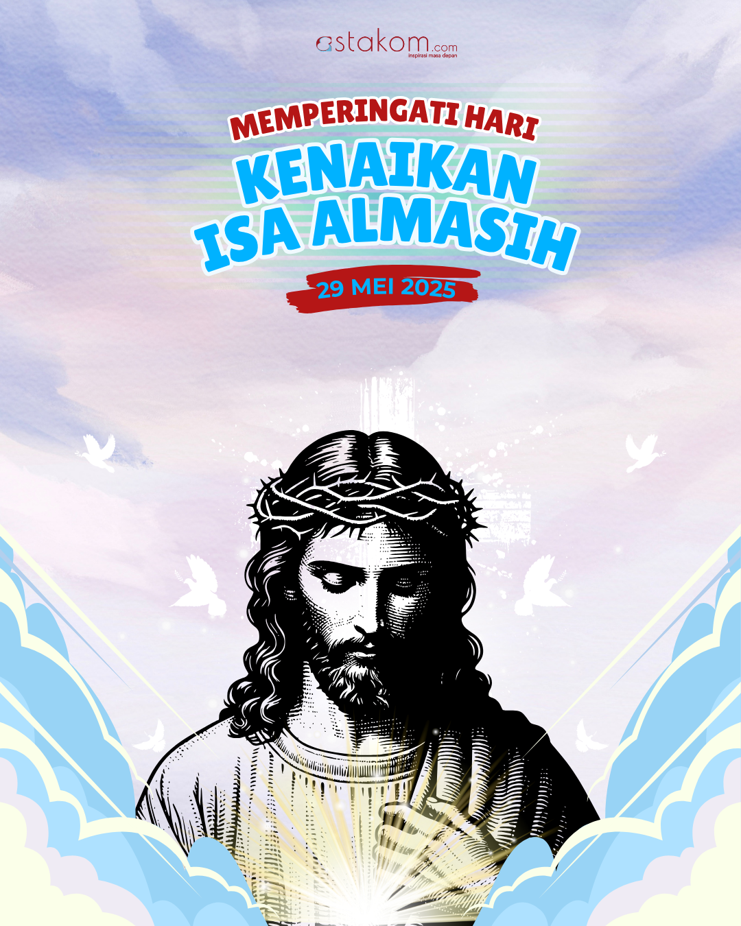 Memperingati Hari Kenaikan Isa Almasih. [astakom / suray]