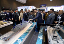 Presiden Prabowo menghadiri Indonesia Defence 2025 di JIExpo, Jakarta, Rabu (11/6). [Tim Media Presiden/Andi M Ilham]