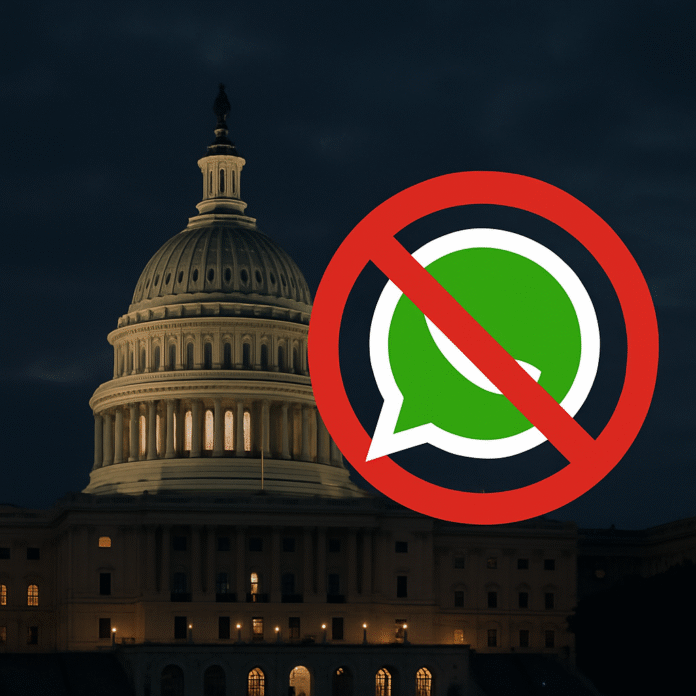 DPR AS resmi larang WhatsApp di perangkat dinas. [astakom]