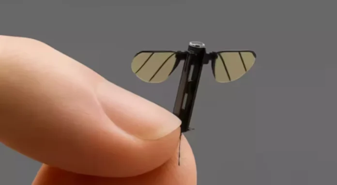 Drone Mikro China seukuran nyamuk. [astakom / NUDT]