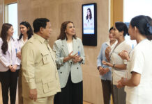 Presiden Prabowo meresmikan Ngoerah Sun Wellness and Aesthetic Center, di RSUP Prof. dr. I.G.N.G Ngoerah, Denpasar, Bali, Rabu (25/6). [Tim Media Presiden]