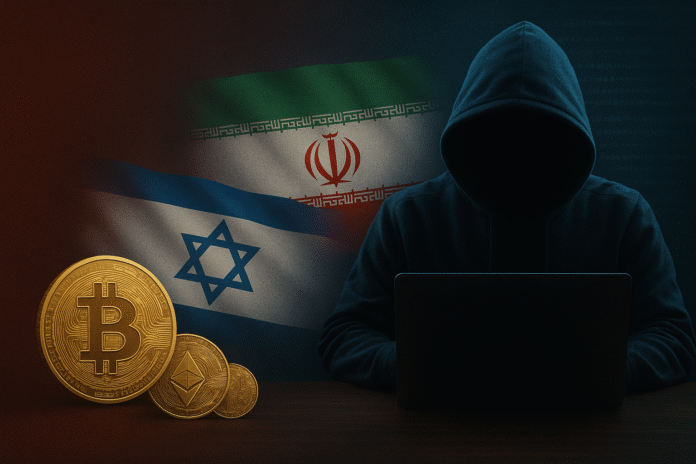 Ilustrasi serangan siber terhadap sektor kripto Iran. Ketegangan geopolitik antara Iran dan Israel kembali mencuat di tengah isu peretasan bursa kripto, menyoroti ancaman nyata dunia maya terhadap keuangan digital. [astakom]