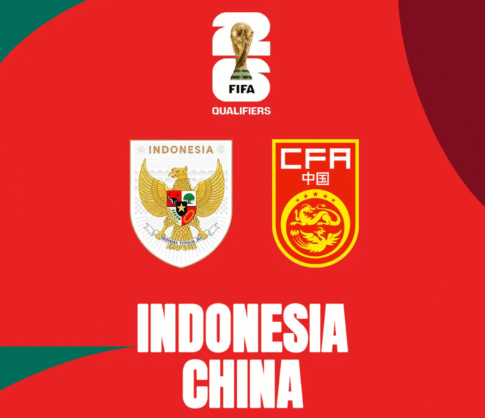 Kualifikasi Piala Dunia AFC, Indonesia vs China. [astakom / Bola]