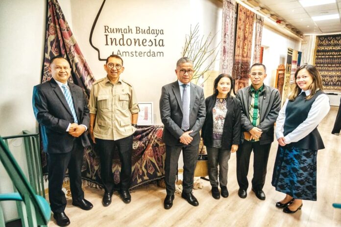 Menteri Kebudayaan, Fadli Zon Mengunjungi Indonesia House Amsterdam. [astakom]