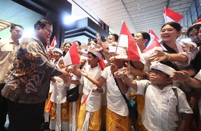 Presiden Prabowo meresmikan KEK Kesehatan Sanur dan Bali International Hospital, di Sanur, Denpasar, Bali, Rabu (25/6). [Tim Media Presiden]