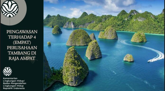Raja Ampat Papua. [astakom / Kemenlh]