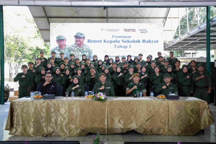 Penutupan Retret Kepala Sekolah Rakyat Tahap I. [astakom / Kemensos]