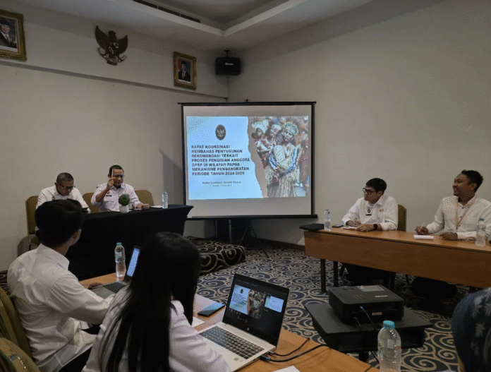 Rapat Percepatan Pelantikan DPRP