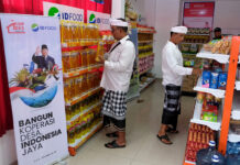 Kopdes Merah Putih, di Desa Gadungan, Tabanan, Bali, Senin (21/7). [astakom/str-Putu Yuka]