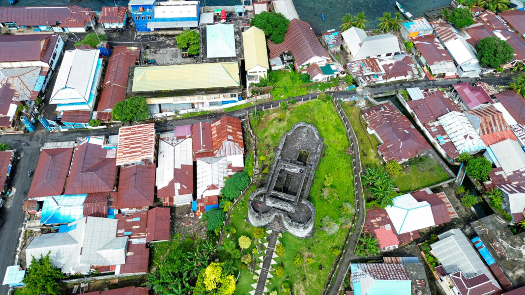 Benteng Tolukko, di Kota Ternate, Maluku Utara, Rabu (9/7). [astakom/str- Muhammad Irfan]