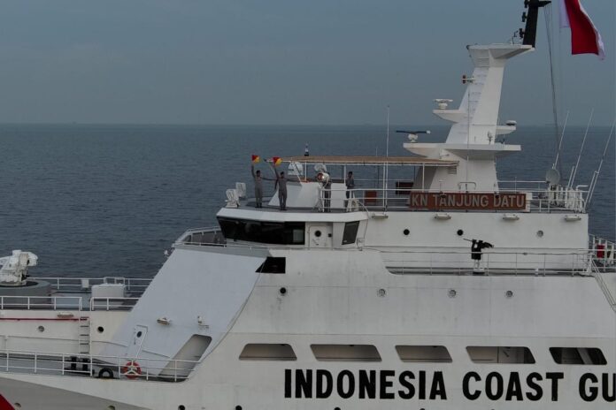 Bakamla RI dan Japan Coast Guard Gelar Latihan Bersama di Selat Singapura. [astakom]