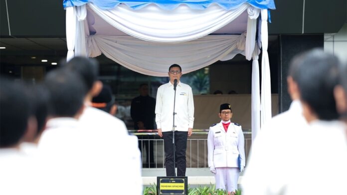 Bimo Wijayanto di Upacara Hari Pajak 2025