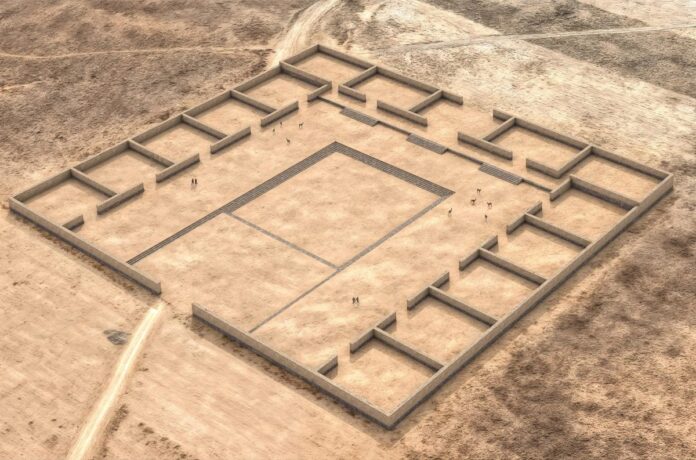 Rekonstruksi Digital Kuil Kuno Tiwanaku di Bolivia. [astakom / ScieTech]