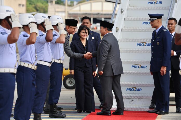 Presiden Republik Indonesia Prabowo Subianto melanjutkan lawatan kenegaraannya ke ibu kota Brasil, Brasilia, pada Senin (7/7). [astakom / Tim Media Presiden]