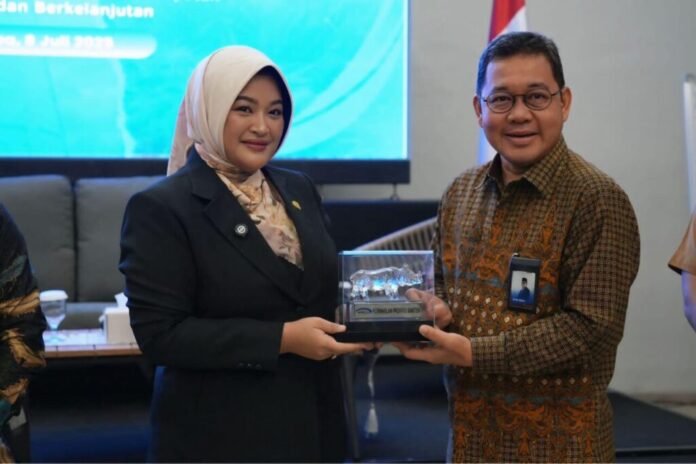 Anggota Komisi XI DPR RI Dapil Banten II, Annisa Mahesa. [astakom / gerindra]