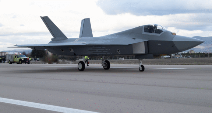Jet Tempur Generasi 5 KAAN. [astakom / Turkish Aerospace Indonesia]