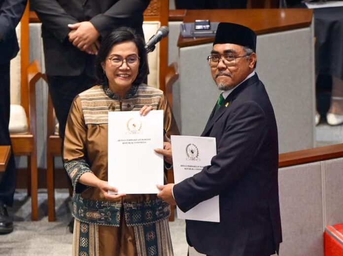 Menkeu Sri Mulyani dan Jazilul Fawaid