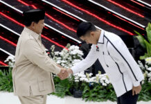 Presiden Prabowo menghadiri penutupan Kongres PSI 2025, di Edutorium KH Ahmad Dahlan, UMS, Solo, Jawa Tengah, Minggu (20/7). [astakom/Tim Media Presiden]