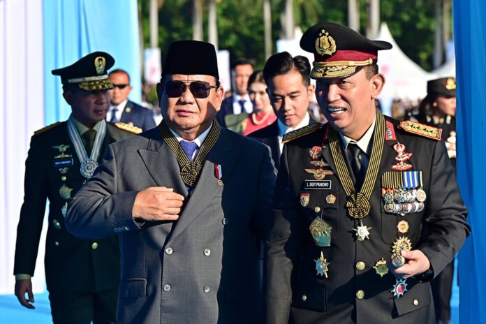 Prabowo Apresiasi Kepolisian Bantu Peningkatan Produksi Pangan Nasional. [astakom / Setpres]