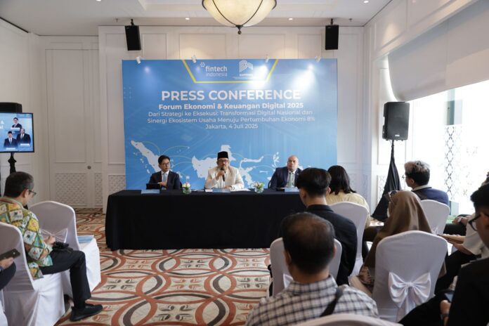 Press Conference Forum Ekonomi dan Keuangan Digital 2025. [astakom / Bappenas]
