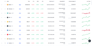 Tangkapan Layar CoinMarketCap. [astakom]