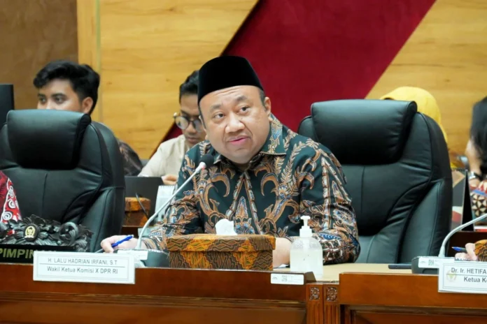 Wakil Ketua Komisi X DPR RI Lalu Hadrian Irfani. [astakom / DPR]