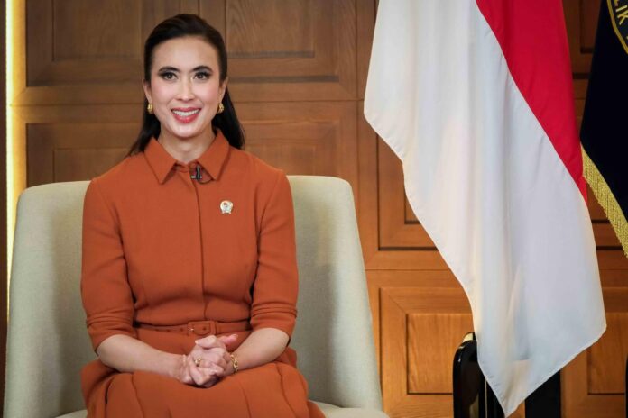 Menteri Pariwisata Widiyanti Putri Wardhana dalam 