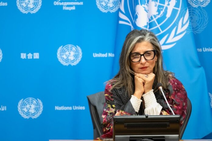 Francesca Albanese. [astakom / UN]