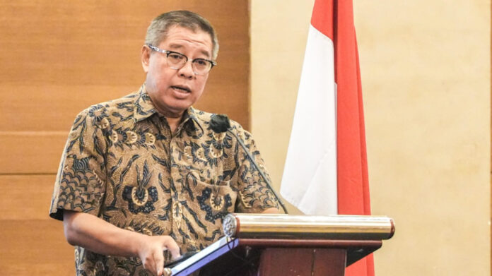 Deputi Bidang Politik, Hukum, Pertahanan, dan Keamanan Kementerian PPN/Bappenas Bogat Widyatmoko, Senin (28/7)
