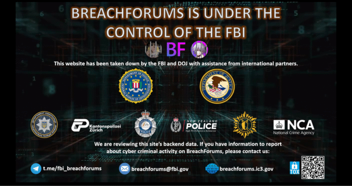BreachForums di takedown oleh FBI. [astakom / Wikipedia]