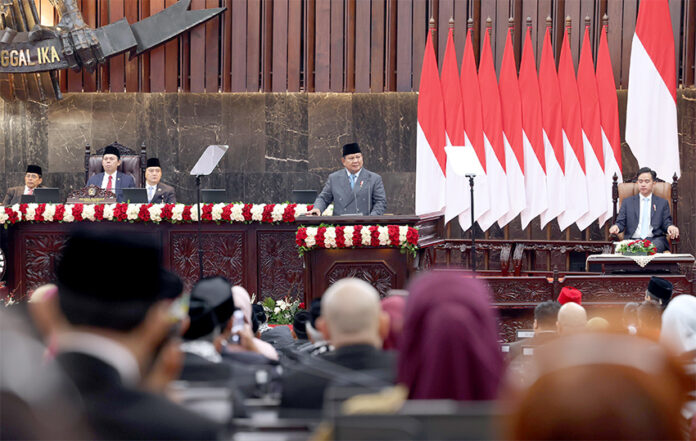 Presiden Prabowo Sampaikan Pidato Kenegaraan di Sidang Tahunan MPR serta Sidang Bersama DPR dan DPD RI