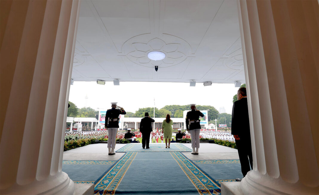 Presiden Prabowo menerima kunjungan resmi Presiden Republik Peru, Dina Ercilia Boluarte Zegarra, di Istana Merdeka, Jakarta Pusat, Senin (11/8).