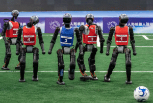 Lomba Robot Humanoid yang di selenggarakan di Beijing, China. 