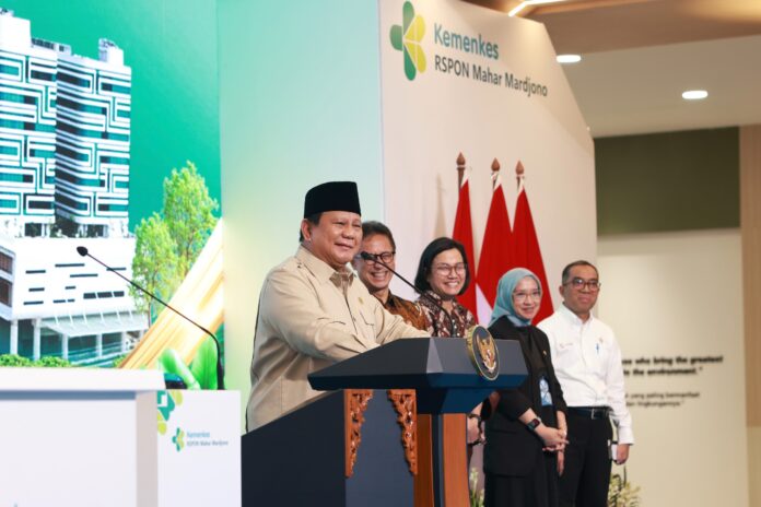 Presiden Prabowo Resmikan Layanan Kesehatan RS PON