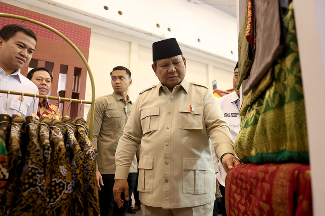 Presiden Prabowo Subianto meresmikan pembukaan Asosiasi Pemerintah Kabupaten Seluruh Indonesia (APKASI) Otonomi Expo 2025, di ICE BSD, Tangerang, Banten, Kamis (28/8).