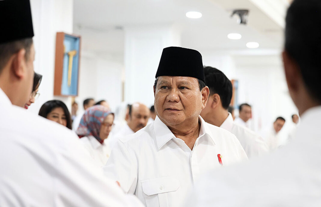 Presiden Prabowo Subianto menggelar Rakor Kabinet Merah Putih, di Kantor Kepresidenan, Jakarta, Minggu (31/8).