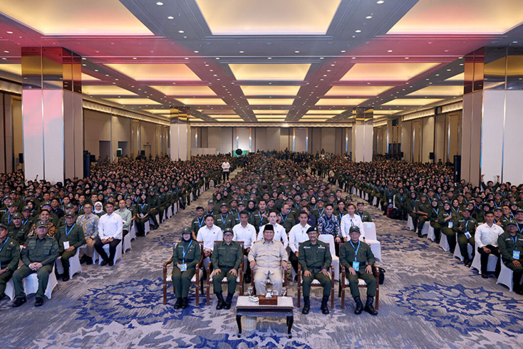 Pembekalan Kepala Sekolah dan Guru Sekolah Rakyat , di JIExpo Kemayoran, Jakarta, Jumat (22/8).