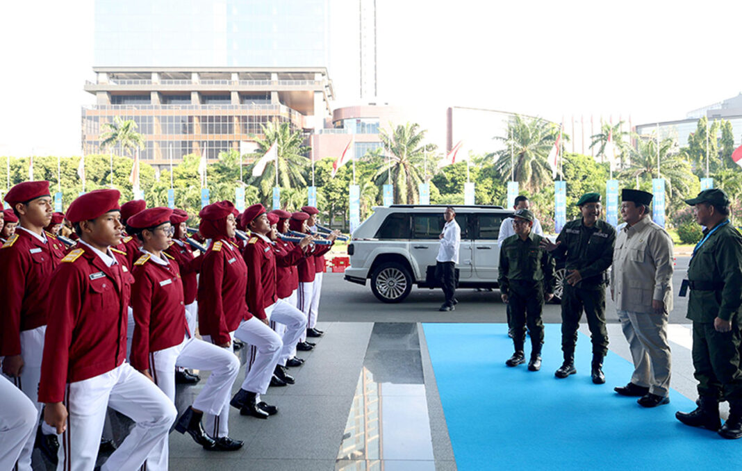 Pembekalan Kepala Sekolah dan Guru Sekolah Rakyat , di JIExpo Kemayoran, Jakarta, Jumat (22/8).