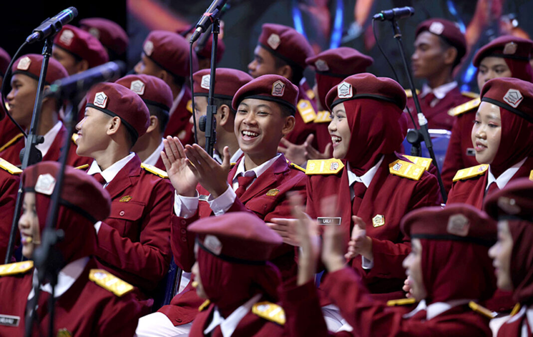 Pembekalan Kepala Sekolah dan Guru Sekolah Rakyat , di JIExpo Kemayoran, Jakarta, Jumat (22/8).