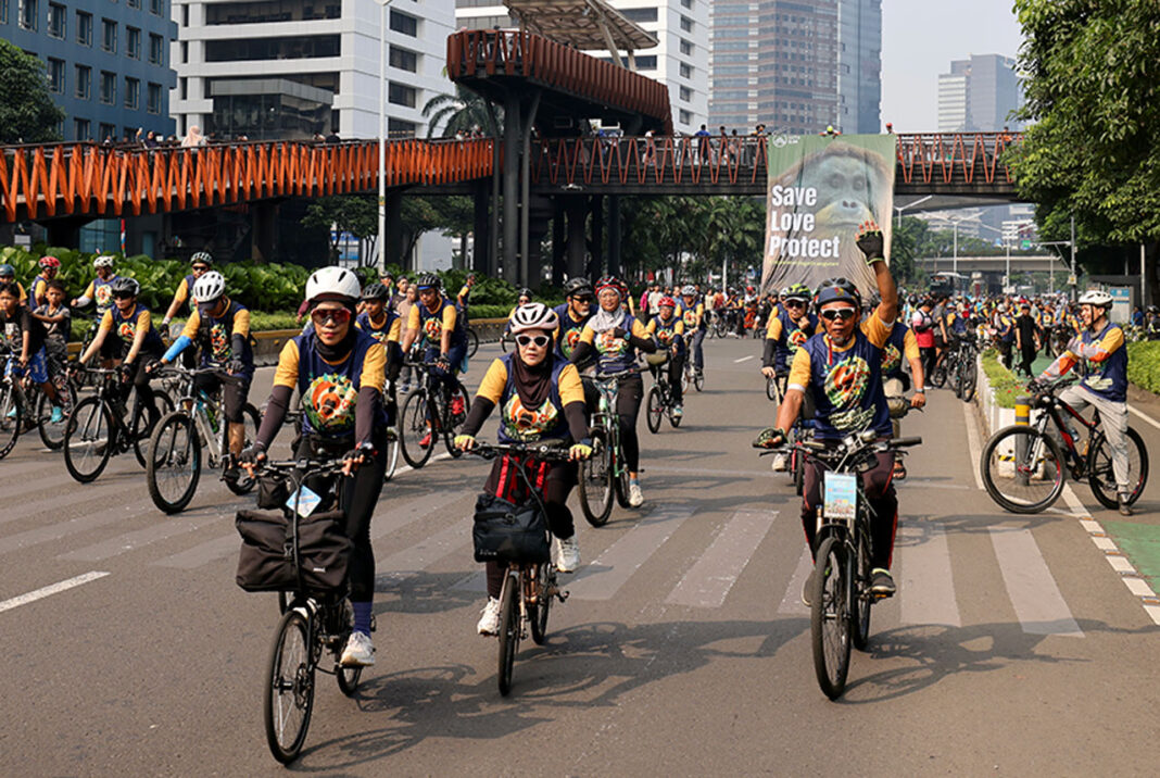 Hari Orangutan Sedunia 2025, di Jakarta, Minggu (24/8).