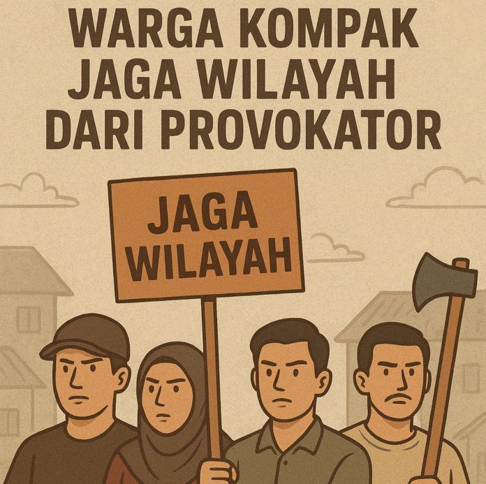 Ilustrasi Jaga Wilayah